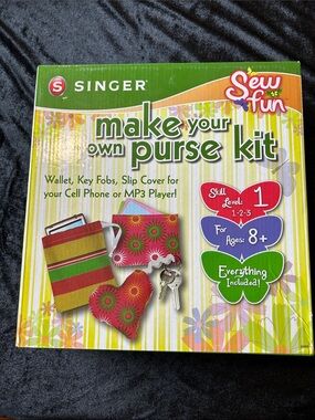 Singer Sew Fun Make Your Own Purse Kit - Green
